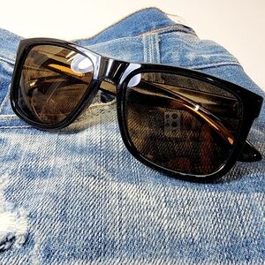 POL Sunglasses Black 80's Style